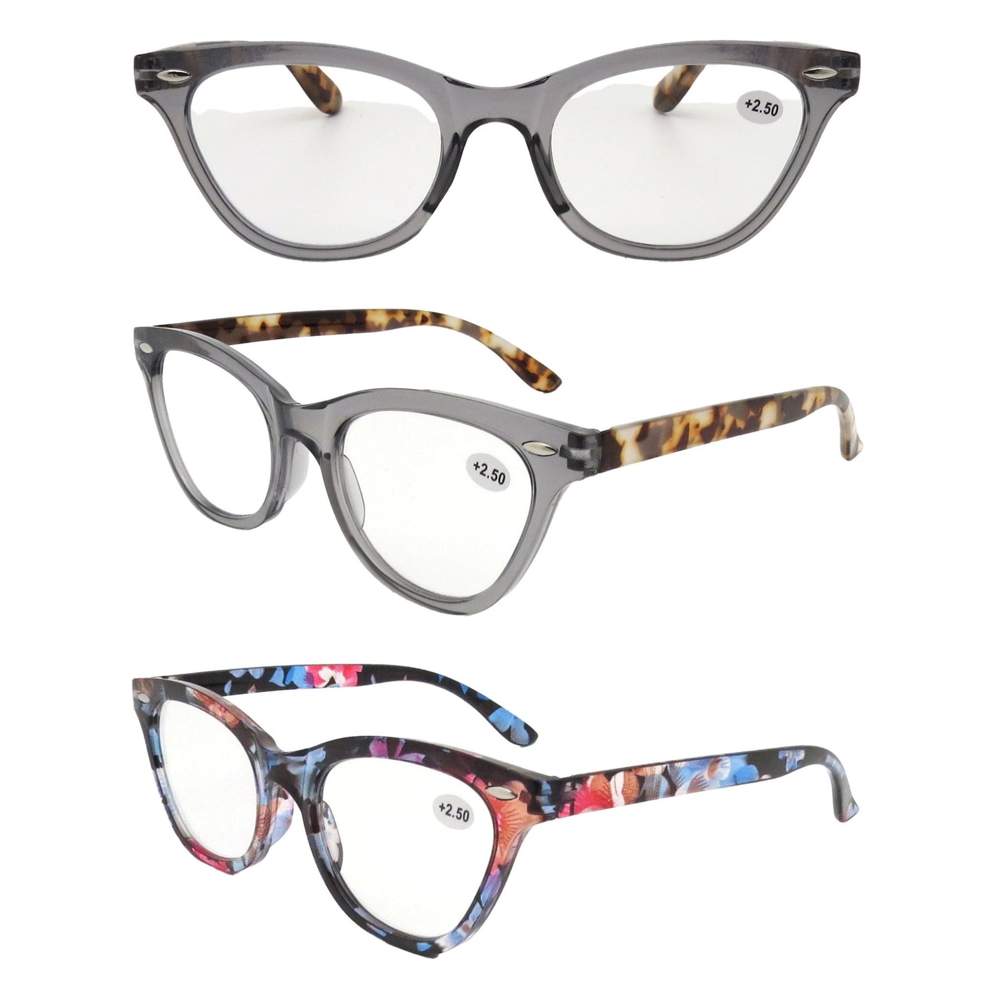 Reading Glasses -Cat Eye Style RD1386-7D