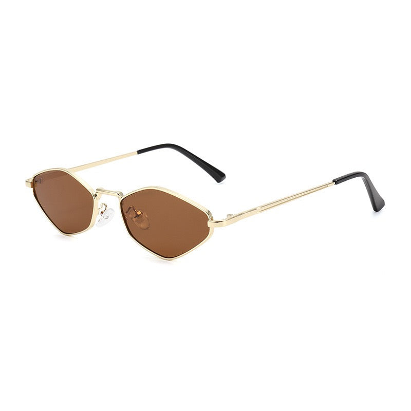 Diamond Shaped Metal Sunglasses Frames – Fashion Sunglasses CR110