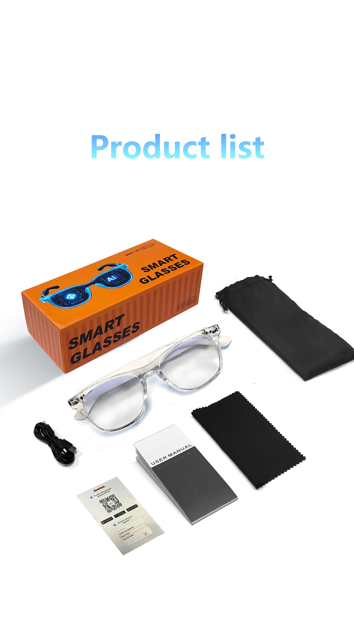 Bluetooth Optical Frame: Music, Translation & Voice Assistance – All in One