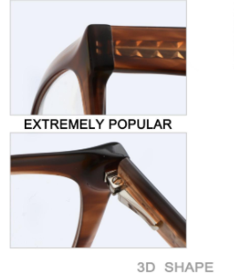 Premium Square Acetate Optical Frame – 2SE34