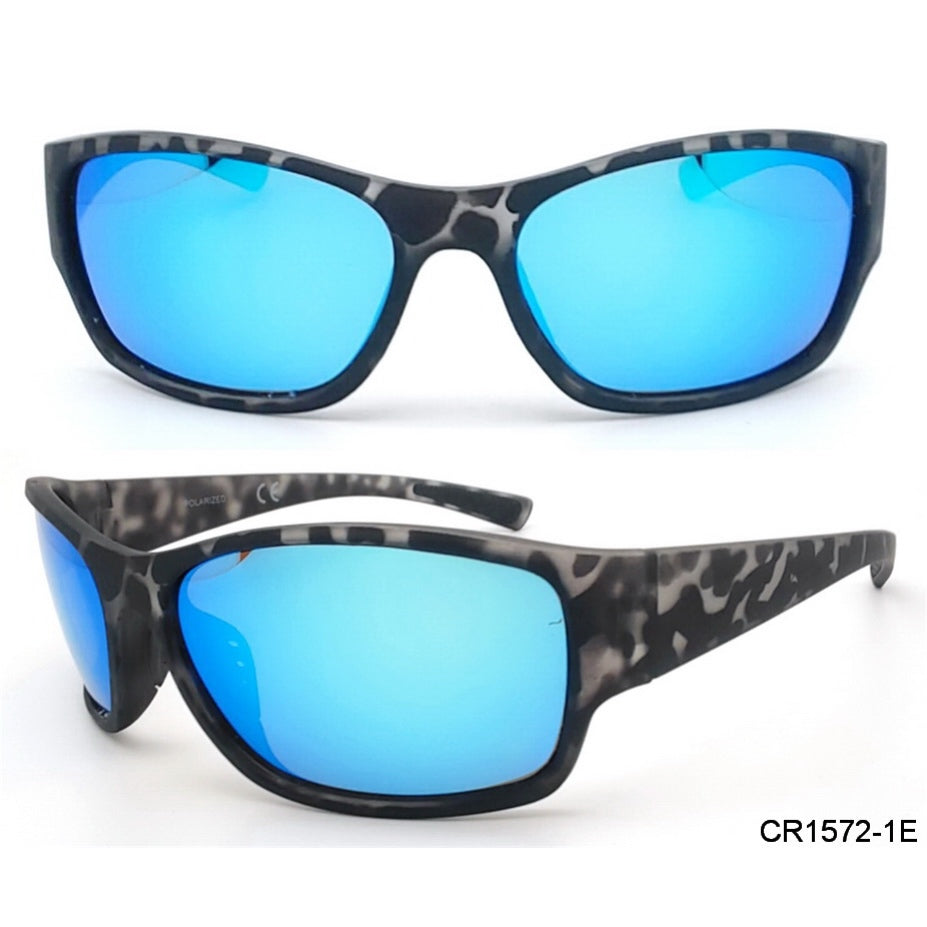 Fashion Sports Sunglasses -Oval Frame Polarized CR1572 1E