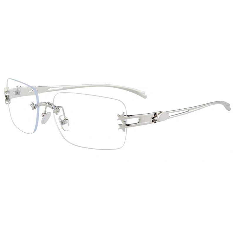Stylish Rimless Metal Frame Optical Frame- CR202