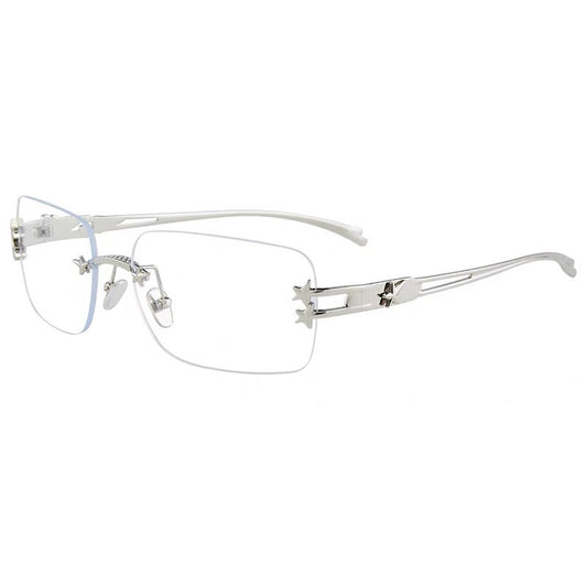 Stylish Rimless Metal Frame Optical Frame- CR202