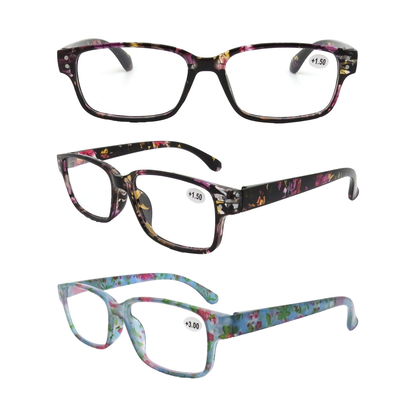 Reading Glasses -Rectangular Style  RD1389-7D