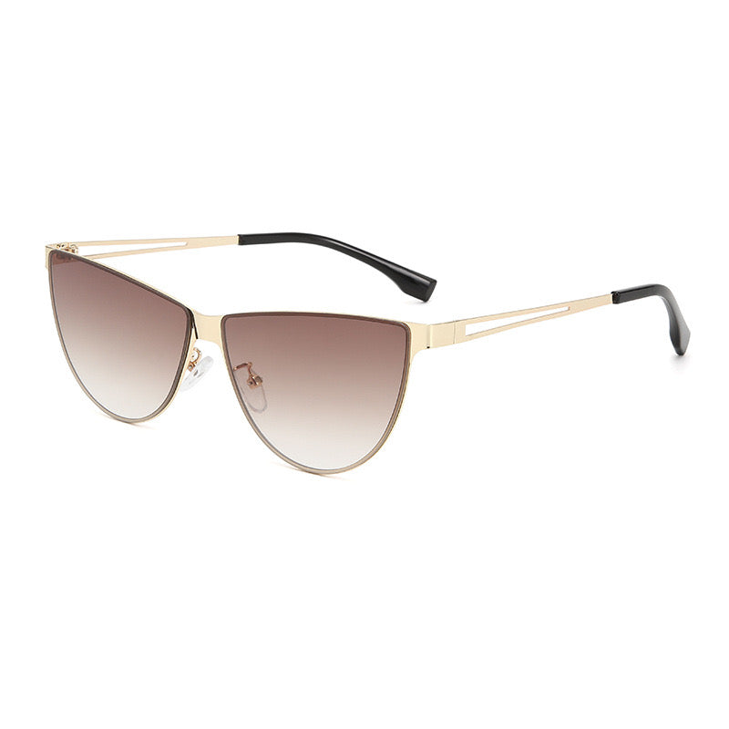 Stylish Cat Eye Metal Sunglasses – Fashion Sunglasses CR112