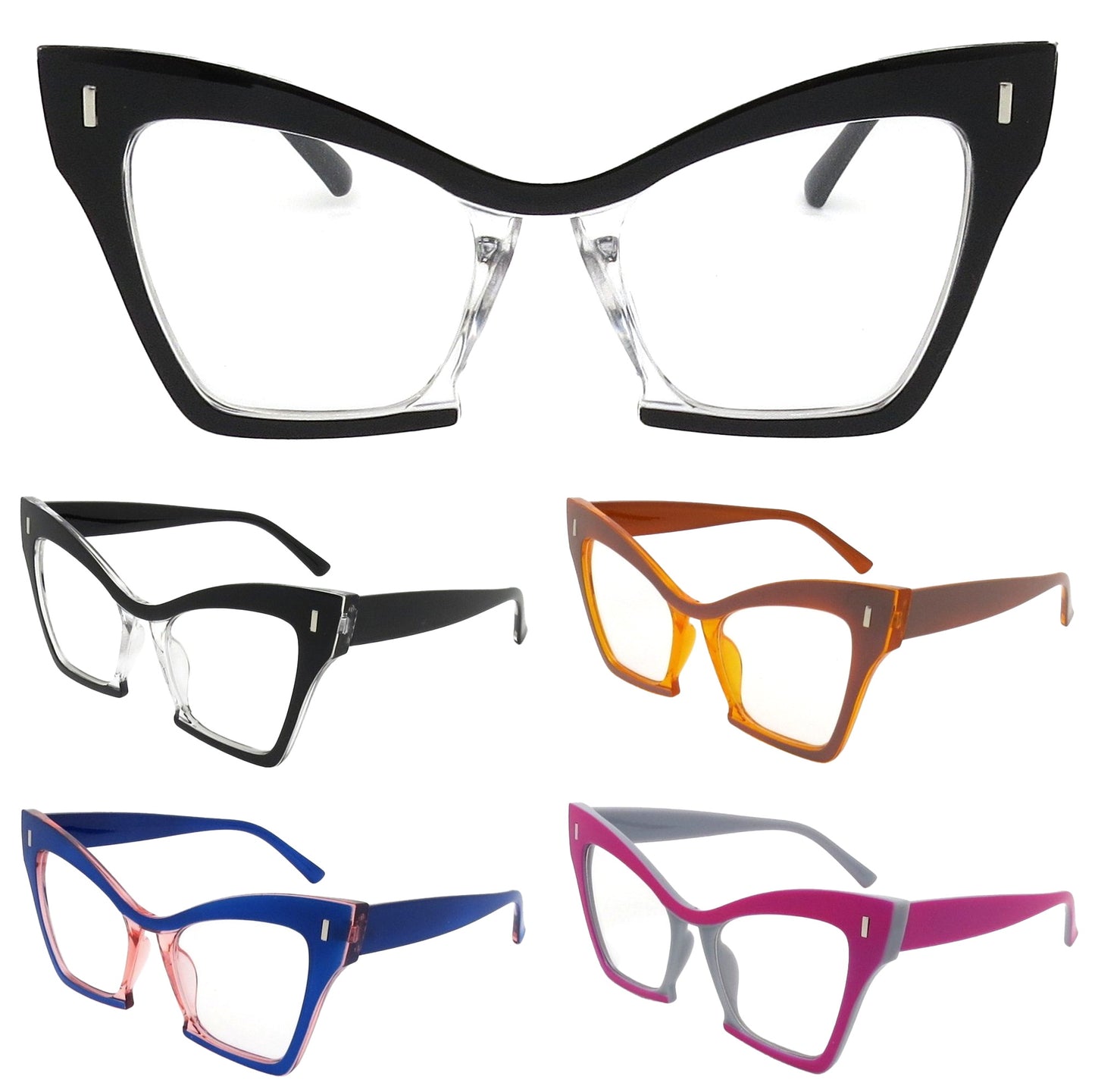 Reading Glasses -Large Frame Style CR5781-4K